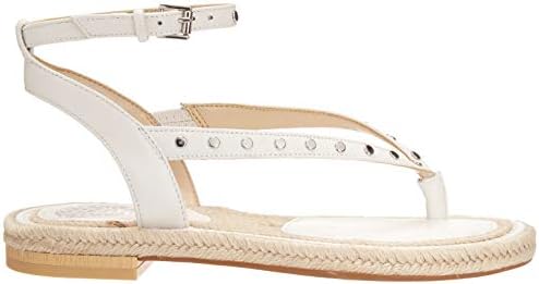 Vince Camuto Women's Footwear Women's Kelmia Flat Sandal, White Swan, 8 | Image 7