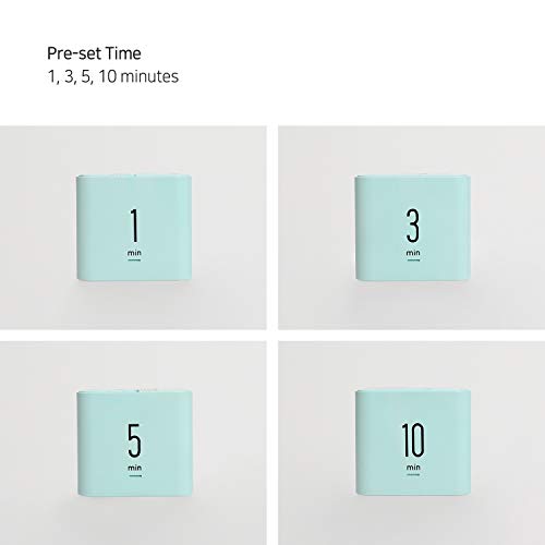 Mooas Multi Cube Timer/Rotating Timer, Simple Operation, Clock & Timer (Mint) #TOP1