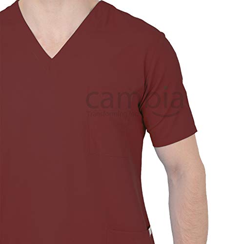Image of Cambia Scrub Suits for Doctors Men /OT Dress Unisex (XXL, Maroon)