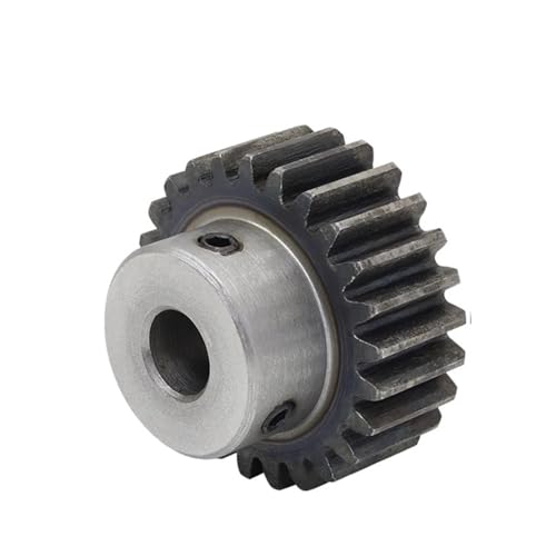 Cylindrical Drive 1pcs Carbon Steel 0.7M 20T Cylindrical Spur Gear with Step 3mm 3.17mm 4mm 5mm 6mm Bore 0.7 Module 20 Teeth Spur Gear Rack Machinery(4MM BORE)