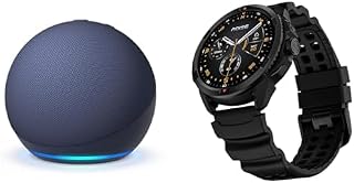 Noise Endeavour Pro Smart Watch with Amazon Echo Dot 5th Gen (Blue) Combo, Save extra