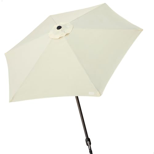 AKTIVE Parasol D270 Cm C/chimenea -mastil Aluminio D38mm -crema