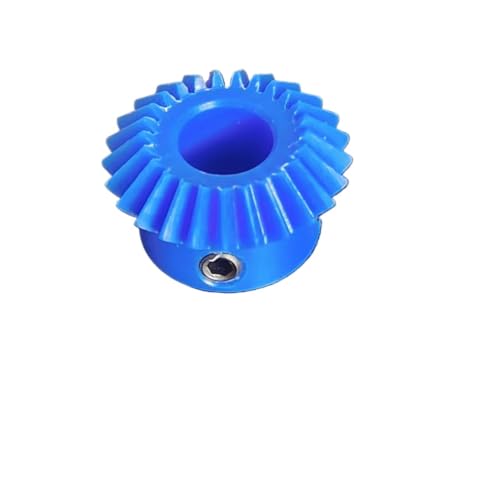 BELTXTROPHE 1pcs 1.5M 18T Nylon Conical Gear 90 Degree Miter Bevel Gear 1:2 Transmission Helical Gear 1.5 Module 18 Teeth Bevel Gear Industry(12mm bore)