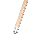 Unisan Boardwalk 834 Lie-Flat Screw-in Mop Handle, Lacquered Wood, 1 1/8-Inch Dia. X 60-Inch l, Natu