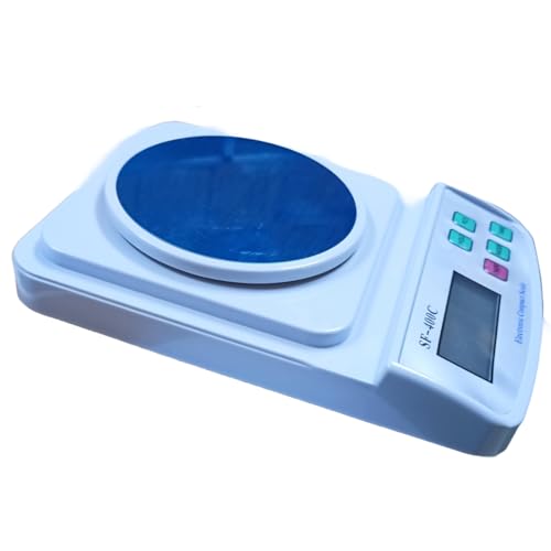 GSM Weight Machine | Fabric GSM Scale | Analytical Balance Weighing Scale for Labs and Gold Jewelry with Windshield Cover AAA Batteries (Off-White)