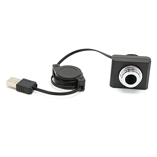 VBESTLIFE Fotocamera per PC, Bilanciamento Automatico del Bianco, Webcam USB 2.0 Ad Alta Risoluzione 480P per Chat Video per Conferenze Web