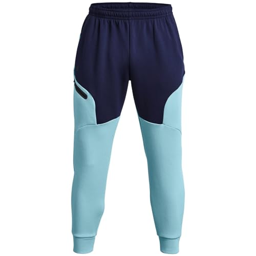Pantalon de jogging en polaire sport bleu homme chaud confortable