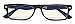 CessBlu Anti Blue Rays UV Protection,Ladies Computer Reading Glasses(Black) +1.25