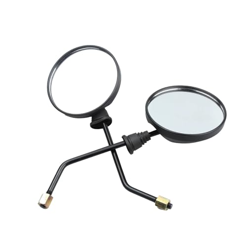 Reflector espejo inverso para motocicleta con soporte de asiento fijo antivibración