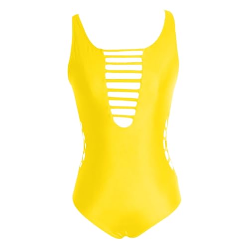 Traje de baño para mujer triangular con espalda abierta elegante 2