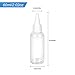 TRENDBOX 2oz / 60ml Hair Color Applicator Bottles Pointed Mouth Top Cap Bottles Twist Cap for Essential Oils, Liquid - 12 Pack