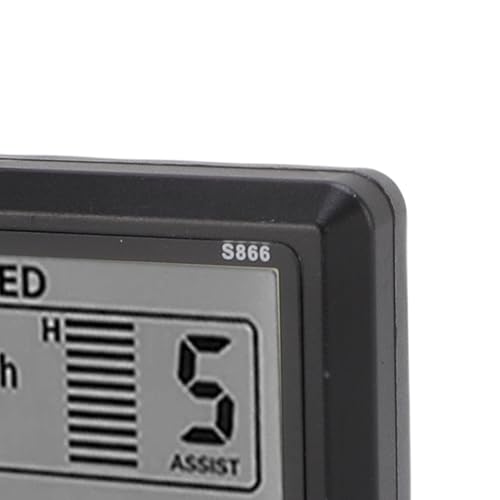 Buachois Electric Bike LCD Display, S866 Display Panel with 6 Pin Connector for Electric Scooter Bicycle Cycling Accessories by Buachois - Used condition - Image 8
