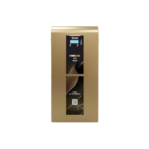 Image of Genus MaxiLion Air 1500 Inverter 1125 VA with Upto 12 Year Life Integrated 1280Wh Lithium-Ion Battery for Home Office & Shop - Full 5 Year Product Warranty