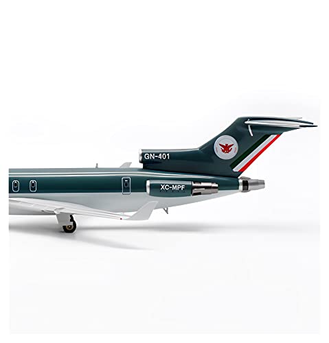 Modelo de avión B727-200 XC-MPF de aleación metálica con acabados de coleccionista 6