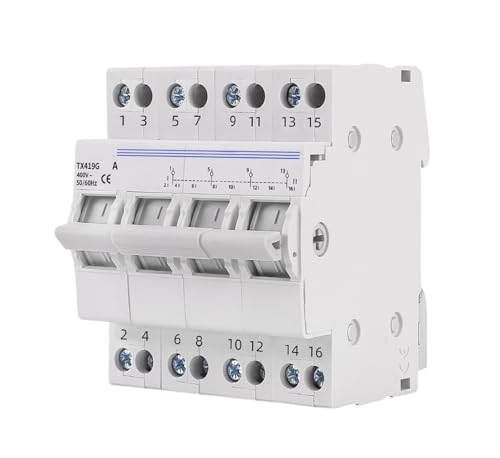 Commutateur d'isolement de transfert manuel inverseur source 4P 40A disjoncteur verrouillage