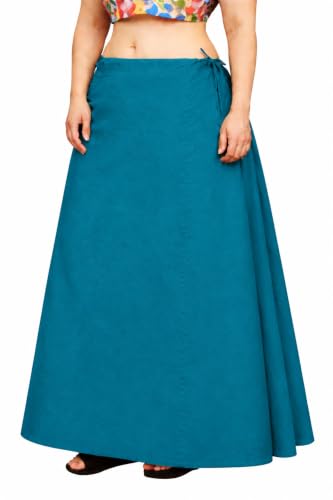 Image of CITIX Pure Cotton Petticoat for Women's Saree | Adjustable Drawstring Waist