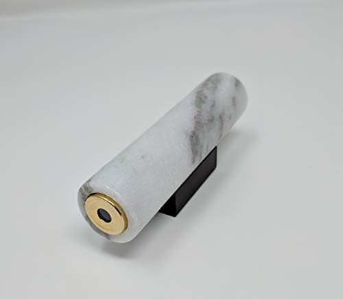 Findlavender Kaleidoscope - Green Marble with Base - Great Decoration for The Office of Home (White)