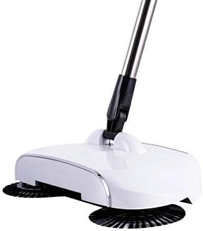 SAOBA Lazy Magic Broom Sweeping Robot Vacuum Cleaner Without Electricity Household Hand Push Broom Dustpan And Trash Bin 3 In 1,white