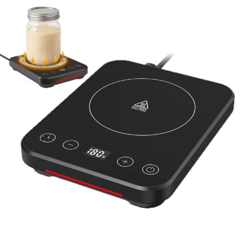 Calentador termostático de arranque de masa madre, control preciso de cada -17.2 °C (21.1-37.8 °C), sincronización de 12 horas, posición de engranaje y sincronización tienen función de memoria