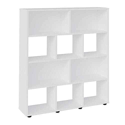 Estante Organizadora com 10 nichos BOOK cor Branco - Artely