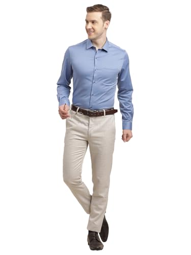 Pantalon formel en polyviscose gris à carreaux coupe ajustée Turtle - 6