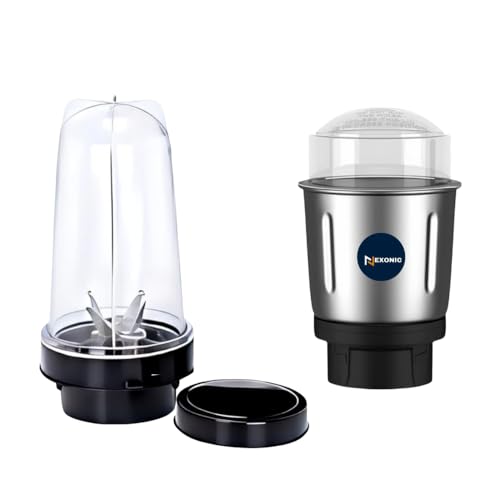 Image of Heavy Quality Chutney500 ML for All mixer Grinder & Unbreakable bullet mixer grinder set with a versatile bullet mixer juicer500 mL universal 4-teeth coupler,2-slot compatible.