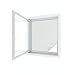 Produktbild pro insect Open-Up Fliegengitter für Fenster 130x150cm, weiß