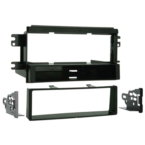 Kit d'installation Simple DIN Kia Spectra façade autoradio avec poche Metra 99-7318