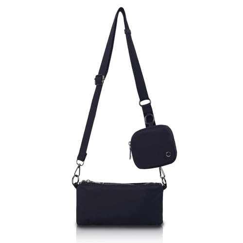 Trendy Crossbody Bags for Women Lightweight Nylon Shoulder Bag waterproof small purse for Travel sports