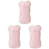 POPETPOP Rosa Weste Kleidung Outfits Hemd Rosa Süße Tägliche Kleidung Haushund Warmer Sommermantel Für T-Shirts Haustier Nützlich Welpe Outdoor/Lässig Zuhause Sweatshirt Kostüm Hemden