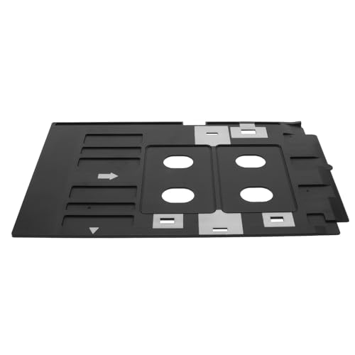 SECFOU Bandeja Práctica para Impresión de Tarjetas PVC Reutilizable, Tamaño Estándar 86X54 MM, para Uso en Fabricación de Tarjetas de Identificación y Centros de Impresión