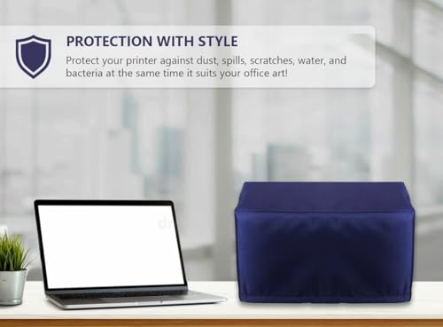 Cranique Dust Proof Water-Resistant Printer Cover for Brother HL-L2440DW / HL-L2460DW / HL-L2400D (Blue)