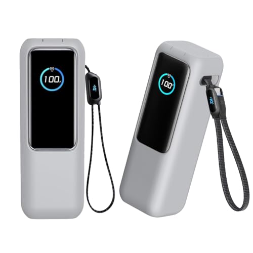 For Anker Power Bank�i25000mAh�CBuilt-In������莮USB-C�P�[�u���j�P�[�X�ySUNZHXIN�z�S�ʕی� �_�炩�� �V���R���� �Ռ��z�� �h�������h�~�����h�~ �X�|�[�c�N�[���ȃf�U�C�� �X���� �\�t�g �P�[�X�J�o�[ An