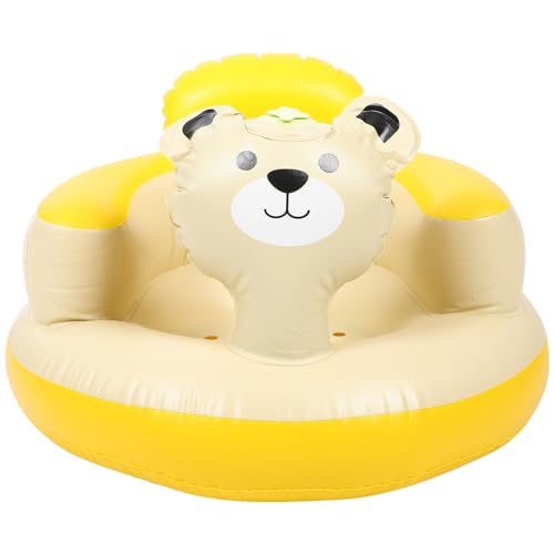 WEKADRIN Asiento Inflable para Niña Portátil y Seguro con Soporte Lumbar Silla para Sentarse y Bañarse Diseño Compacto y Cómodo para Pequeños