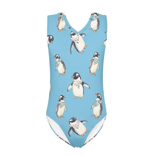 Image of Swimsuits for Girls 3-14 Summer Kids Bathing Suits Gymnastics Leotards One Piece Swimwear