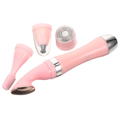 NOLITOY Electric Shaver for Women 4 in 1 Body Hair Removal Facial Hair Remover Shaver Comfortable Grip Battery for Smooth Sk