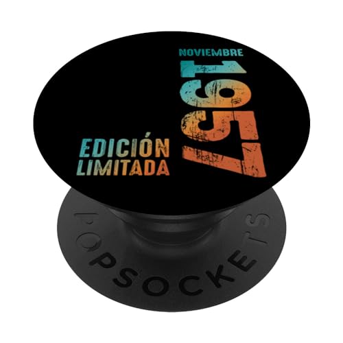 Noviembre 1957 Retro 1957 Año 1957 Vintage 1957 PopSockets PopGrip Intercambiable