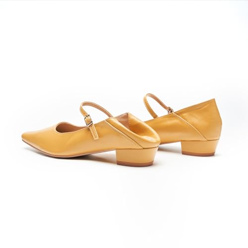 Image of C.Paravano Women's Pumps | Mary Jane Flats | Low Heel Dress Shoes | Convertible Heel Shoes