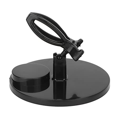 Nail Polish Holder, Nail Polish Bottle Holder Stand Wide Base Prevent Fall Off Nail Gel Fixing Clip Nail Polish Bottle Holder Grip for Manicure (Black)