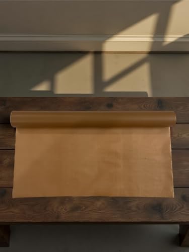 Image of Cubic Brown Book Cover Roll | 360mm x 10 Meters | Pack of 2 | 51 Micron | Waterproof | Non-Tearable | Durable Film for Wrapping Textbooks, Notebooks & Office Files