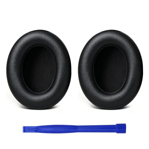 KODAPAGE Almohadillas de Repuesto para Beats Studio 3 y 2 Wireless Wired Auriculares Over Ear, con Cuero de proteína Suave/Espuma de Memoria de Aislamiento de Ruido  (Negro)