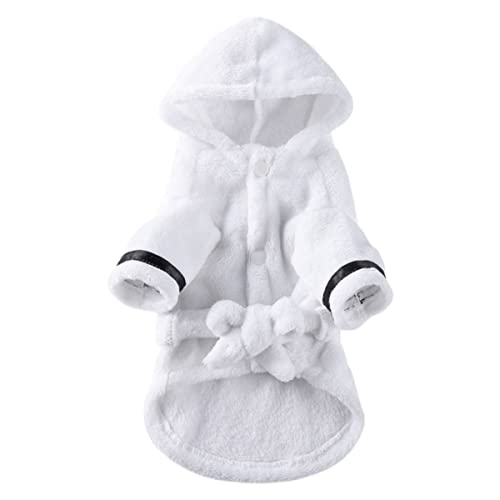 Serviette confortable pour le séchage des chiens style peignoir