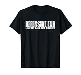 Defensive End (DE) Lineman - Funny Football Athlete...