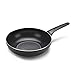Moneta Recy Wok 28 cm Ricicla 52 Lattine, Net Induction, Nero, Corpo Alluminio 100% Riciclato