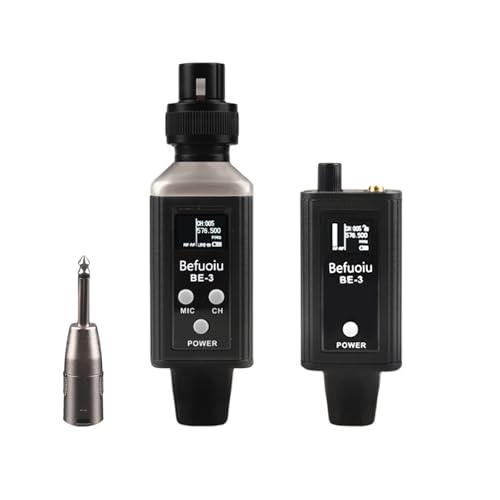 Image of UHF Wireless In Ear Monitor System Metal, Professional Wireless IEM System, 16 Adjustable Channel, Portable Rechargeable Transmitter and bodypack Receiver for Studio, Band Rehearsal, Live Performance