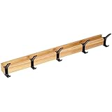 SINGSUO Coat Rack Wall Mount with Shelf, Coat Hangers for Wall, Entryway Shelf with Hooks, Coat and...