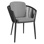 OUTLIV. Monet Diningsessel Aluminium Rope Schwarz