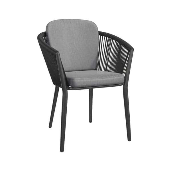 OUTLIV. Monet Diningsessel Aluminium Rope Schwarz