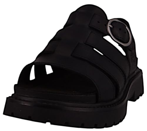 Timberland Fisherman Sandal, Donna, Blk Full Grain, 39 Eu
