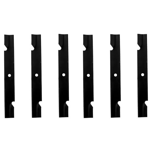 482878 High Lift Mower Blades Set Replaces Ferris 21227S 5021227 Scag 482462 48108 Encore 481707 Compatible with Scag Tiger Cub Wildcat Turf Tiger John Deere Walk-behinds Mower 36 52 Deck (6PACK)